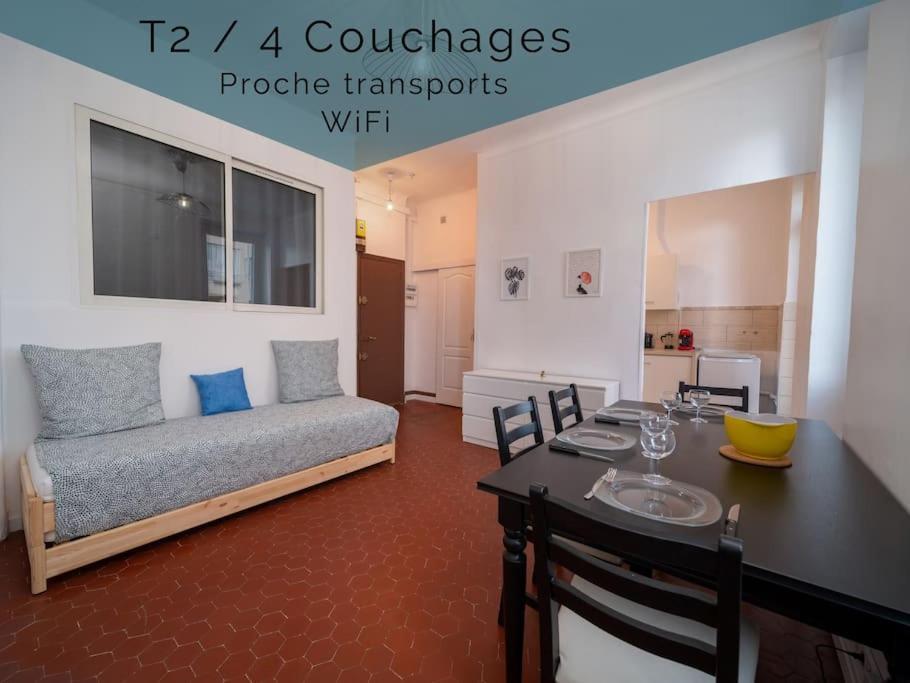 Appartement Tout Equipe 4 Couchages Belle De Mai Marsella Exterior foto